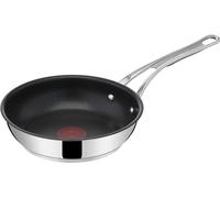 Jamie Oliver Cooks Classic E30602 - Sartén antiadherente (20 cm, titanio seguro, 3 unidades, revestimiento antiadherente, señal térmica, forma profunda, apta para horno, apta para inducción)