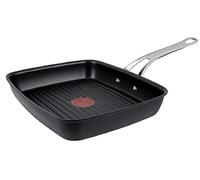Tefal Jamie Oliver Cook's Classics E2454144 - Sartén antiadherente, apta para horno, inducción, mango remachado, aluminio anodizado duro, negro, 27 x 23 cm