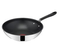Tefal Jamie Oliver Home Cook - Wok de inducción antiadherente de acero inoxidable de 28 cm