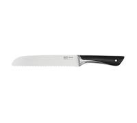 Tefal K26703 Jamie Oliver - Cuchillo de pan (20 cm, alto rendimiento de corte, diseño inconfundible, cuchillas resistentes y duraderas, acero inoxidable), color negro