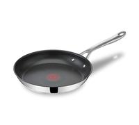 Tefal Jamie Oliver - Sartén 24 cm, Apto inducción, antiadherente, revestimiento titanio, Thermo-signal, apto lavavajillas y horno, acero inoxidable