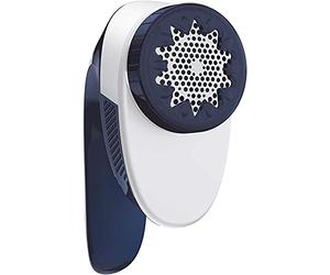 Tefal JB1013 - Máquina de Afeitar Pelusas (4 Cuchillas, 4 ajustes de Altura, Motor de 3 V, fácil de vaciar), Color Blanco y Azul