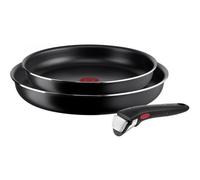 Tefal Juego de Sartenes L1539143 Negro Aluminio 3 Piezas 2 Unidades Ø 24 cm Ø 28 cm