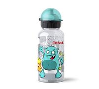 Tefal K3170214 Drink2go Tritan Botella de agua Monster 0,4 L Función de cierre automático, 100% libre de fugas, sin BPA