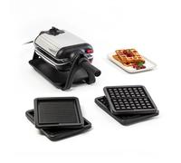 Tefal King Size, Gofrera y grill, 4 en 1, 2 sets de placas, Termostato ajustable, Indicador de Calor