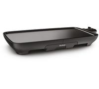 Tefal Málaga, Plancha de asar, Grill Eléctrico Antiadherente, 2000 W, Placas XL Desmontables y Aptas Lavavajillas, Termostato Regulable, Superficie Cocción 1300 cm², Negro, CB501812