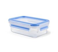 Tefal Masterseal, Hermético de plástico, 0.55 L, Envase para alimentos, Rectangular, Azul, K3021112