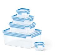 Pack Tupper - Tefal Clip&Close K3029012, 5 recipientes , 0.15 L-3.7 L,