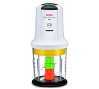 Tefal MQ7231 picadora eléctrica de alimentos 0,5 L Negro, Transparente, Blanco 500 W - Picadoras eléctricas de alimentos (0,5 L, 0,3 kg, Francia, Negro, Transparente, Blanco, De plástico, Botones)