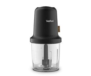 Tefal MQ80E8 Eco Respect Picadora | Picadora en diseño ecológico | Cebollas | Ajo | Hierbas | Salsas | 0,5 L | 2 cuchillas | 500 W | Negro