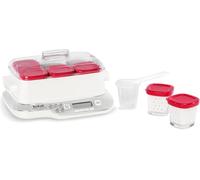 Tefal Multi Delices Express YOGURER 6 Ollas Rojas Yogur en Casa 5 Programas Automáticos Postres Leche, Cuajada y Postres Suaves, Ollas de 140 ml, 100% Libre de BPA YY5425FB