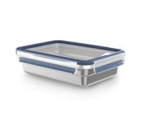 Tefal N1150510 Bandeja de Almacenamiento de Acero Inoxidable MasterSeal, Duradera, Ligera e higiénica de Acero Inoxidable 304, a Prueba de Fugas, Resistente a Las heladas, Apta para lavavajillas
