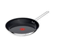 Tefal Nordica, Sartén de 28 cm, Acero Inoxidable, Revestimiento Cerámico Antiadherente, Cuerpo de acero inoxidable