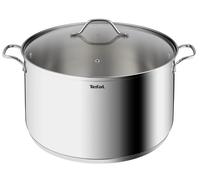 TEFAL B8647504 Intuition XL Grande marmite inox 36 cm / 20 L + Couvercle verre, induction