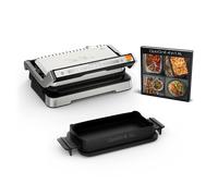 Tefal Optigrill 4 en 1 XL, Parrilla inteligente, Capacidad XL, Sin supervisión, Bandeja de horneado, Inox