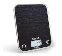 Tefal Optiss BC50D2V0 - Báscula electrónica de cocina (pantalla iluminada, resistente a los arañazos, capacidad de 5 kg), color gris
