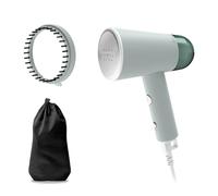Tefal Origin Travel DT1034 - Vaporizador plegable listo para usar en 25 segundos 20 g/minuto sin ajuste necesario Capacidad 70 ml Accesorios incluidos, blanco/eucalipto