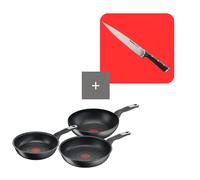 Tefal Pack set de sartenes 24/28 cm y wok 28 cm Unlimited y cuchillo chef 20 cm Ice Force