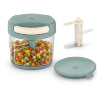 Tefal Picadora manual 5 segundos, 3 cuchillas acero inox, Pica hielo | Picado rápido y homogéneo, 900 ml, Mango ergonómico, Fácil limpieza, Apta lavavajillas, Diseño compacto, Uso diario, K43321