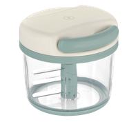 Tefal Picadora manual de 5 segundos 3 cuchillas de acero inoxidable Resultados rápidos Fácil de usar Blanco
