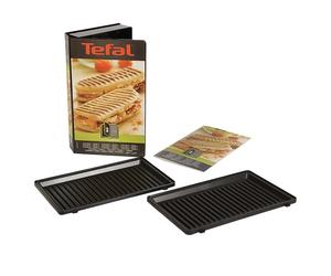 Tefal Placa Snack Collection para panini para sandwichera Negro
