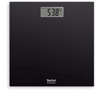 Tefal Premiss PP1400 báscula, Pantalla fácil de leer, Plataforma espaciosa, Hasta 150 kg, Encendido y apagado automático, Negro