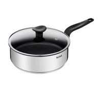 Tefal Primario Saltear Pan Con / Tapa - Acero Thermo-Spot Antiadherente - 24cm