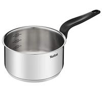Tefal Primary cacerola 18 cm (2,1 L), Inox, 18 cm | Utensilios de cocina de inducción para hervir y cocinar diariamente, graduaciones interiores y mango ergonómico