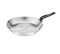 Tefal PRIMARY Sartén 30cm, acero inoxidable de primera calidad con garantía de 10 años, sin recubrimiento, inducción, resultados crujientes, E3080704