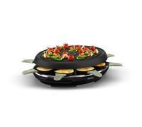 Tefal Raclette Neo Deco Eco Design 8 RE31E8, Raclette y Grill, 8 Personas, Revestimiento Antiadherente, Función 2 en 1, Ganancia en consumo de energía, Eco-Design reciclable, Made in France
