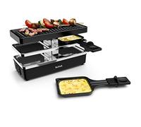 Tefal Raclette RE2308 Plug&Share – 400 W, 2 sartenes y placa de parrilla, ampliable a 5