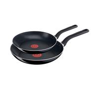 Tefal Taste - Juego de 2 sartenes (20 y 28 cm), color negro
