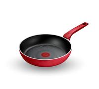 Tefal Sartén 24 cm, inducción, revestimiento antiadherente, indicador de temperatura, forma profunda, mango cómodo, comida deliciosa y saludable, fabricado en Francia, Daily Expert C2890402