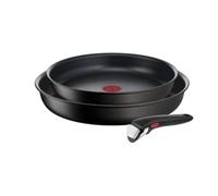 Tefal Sartén INGENIO 3PIEZAS Negro Aluminio 2 Unidades