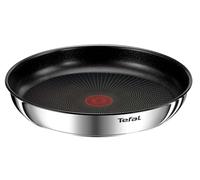 Tefal Sartén Ingenio Emotion, 24 cm, acero inoxidable, mango extraíble, antiadherente, apta para horno