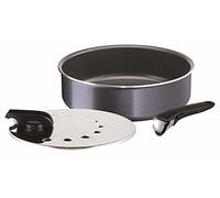 TEFAL Sauteuse Ingenio Elegance avec couvercle et poignee amovible - O 26 cm