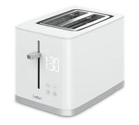 Tefal Sense, Tostadora de 2 ranuras, Pantalla digital, 7 niveles de tostado, 4 funciones dedicadas, Diseño minimalista, Blanco