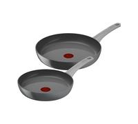 Tefal Set de 2 sartenes Renew ON Gris