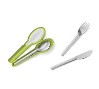 Tefal Set de Cubiertos para Llevar Clip & Go, Acero, pequeño, N1071810