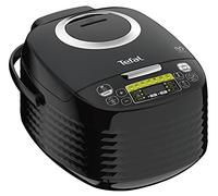 Tefal SpheriCook RK745840 - Multicocina 16 en 1, olla de cocción lenta, arrocera, vapor, mantiene el calor, dorada, tazón apto para lavavajillas, 16 programas, 5 litros, negro, 820 W