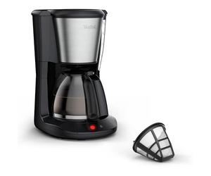 Tefal Subito CM5S1D, función de conservación en caliente opcional, filtro reutilizable permanente, diseño moderno, ventana de nivel de agua, sistema de parada por goteo