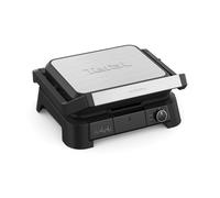 Tefal SuperGrill, Barbacoa contacto 3 en 1, Posición horno con 3 alturas, Superficie de cocción de 600 cm², termostato ajustable, 3 niveles de temperatura, antiadherente, 2000 W, GC510DE0