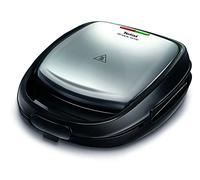 Tefal SW341D12 - Sandwichera (700 W, Negro, Acero inoxidable)