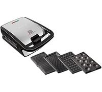 Tefal sw854d sandwichera 700 w negro, acero inoxidable