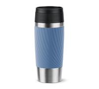 Tefal Taza de Viaje Classic Twist: Tapa de Rosca con Cierre Quick Press, Funda Suave, 100% Hermética, Mantiene Bebidas Frías 8h y Calientes 4h, Tapa 360° - N2024510