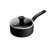 Tefal Titanium Essential B9412344 - Cazo de 18 cm + tapa, revestimiento antiadherente de alto rendimiento, apto para espátulas de metal, apto para todas las estufas excepto inducción