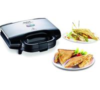 Tefal SM1552 sandwichera 700 W Negro, Acero inoxidable