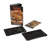 Tefal Accesorio para sandwichera XA8006 – Placas para gofres corazón negro 226/132 mm