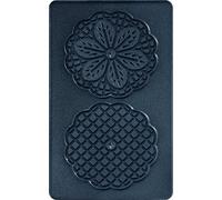 Tefal Set de 2 placas para bricelets XA8007 – Libro de recetas, negro