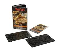 Tefal XA8007 - Set de 2 placas para bricelets y un libro de recetas, negro